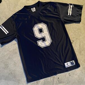 NFL Black Men's Jersey with White Number